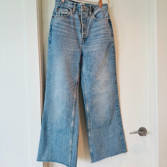 Re/Done Denim - ReDone Ultra High Rise Wide Leg Denim Size 26